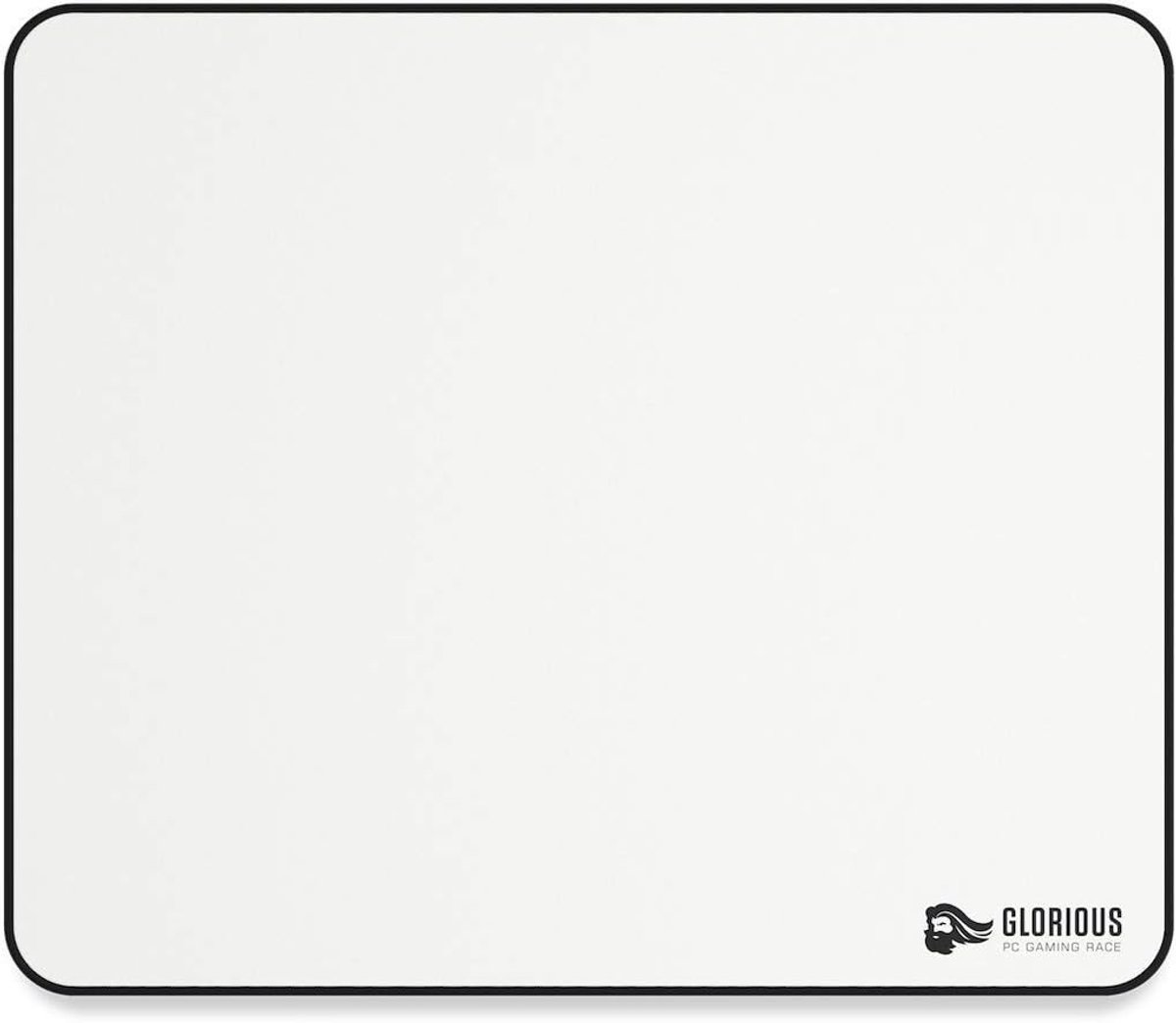 Groot Gaming Mousepad - Glad oppervlak, Antislip, Machinewasbaar - Wit - 1 stuk