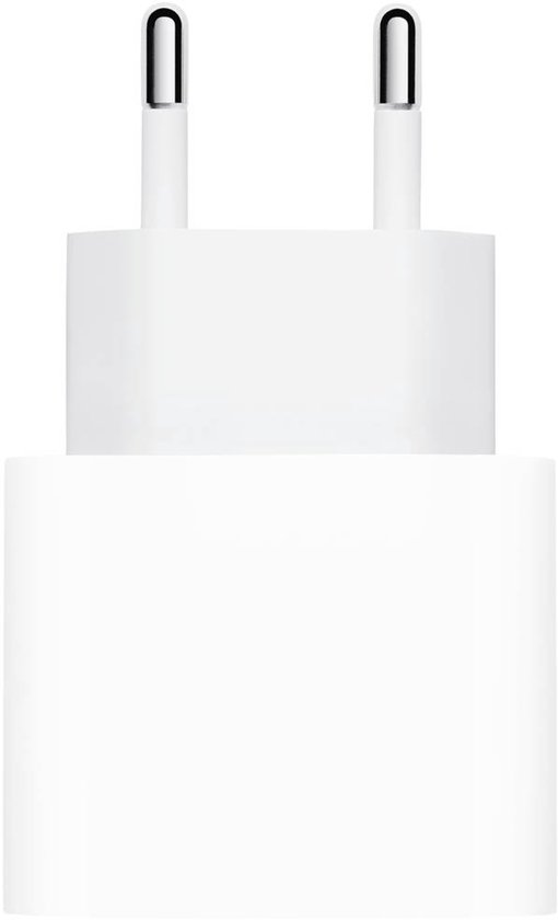 Apple 20W Power adapter - USB-C aansluiting - Snellader iPhone - Wit