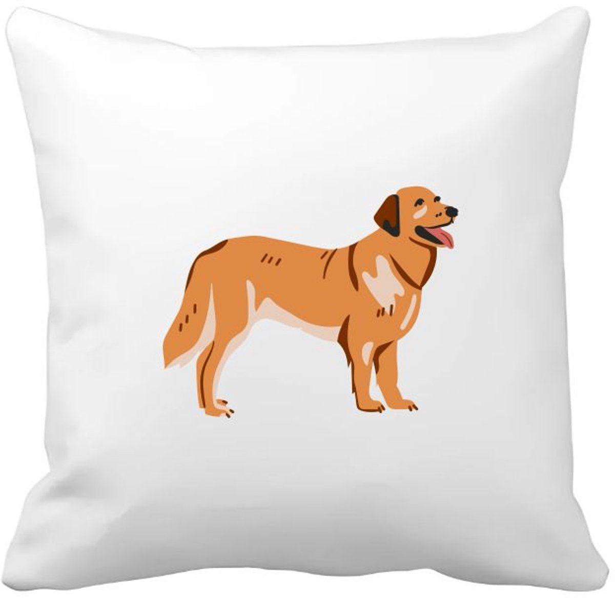 Akyol hond Kussen hoes - Honden - dieren liefhebbers - puppy's - huisdieren sleutelhanger - hondenpoot - love my dog - hond - labrador - herdershond - border collie - dog - 40 bij 40 cm Multicolor