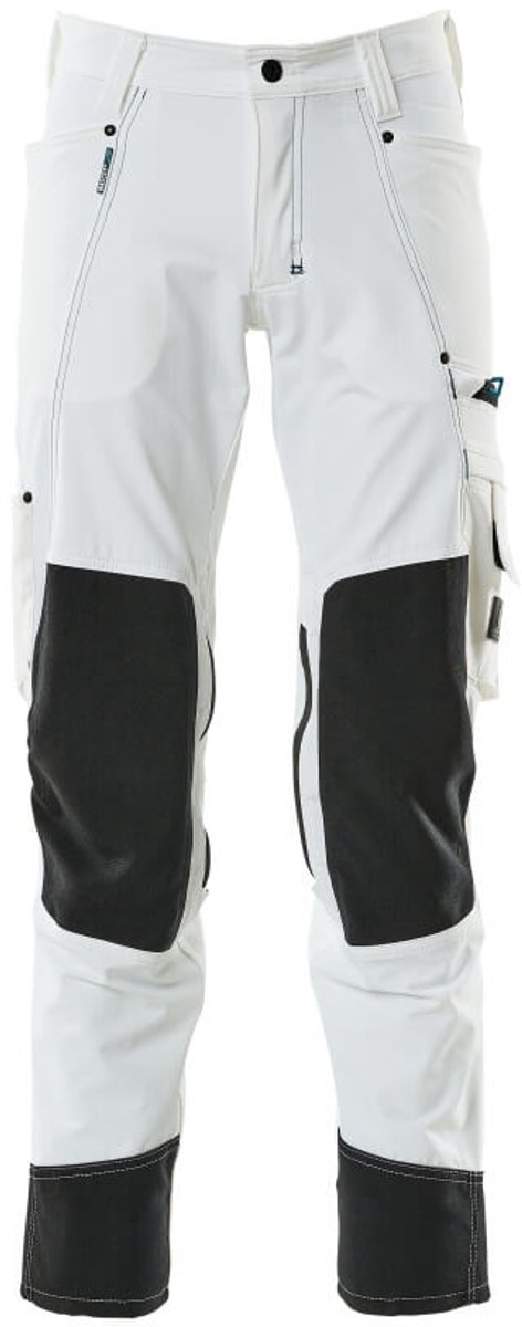 Mascot Advanced Broek met kniezakken 17179-311 - Wit - C56 - 76