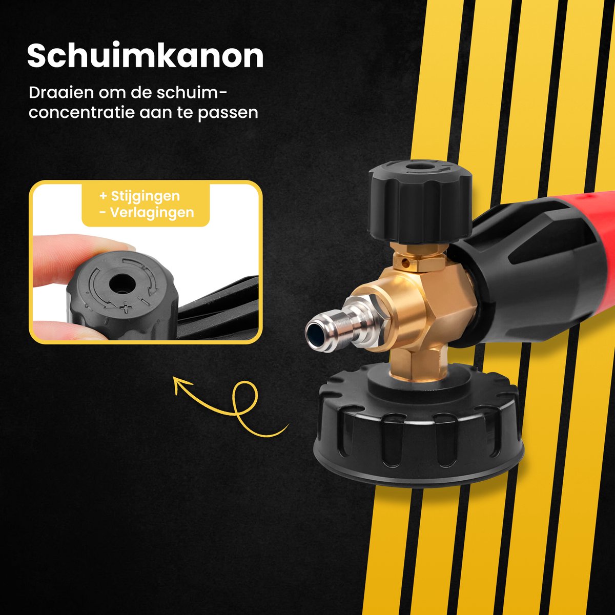PROKING Snow Foam Cannon - Karcher K2 K3 K4 K6 K7 - auto foam gun - 1000ml – foto 5