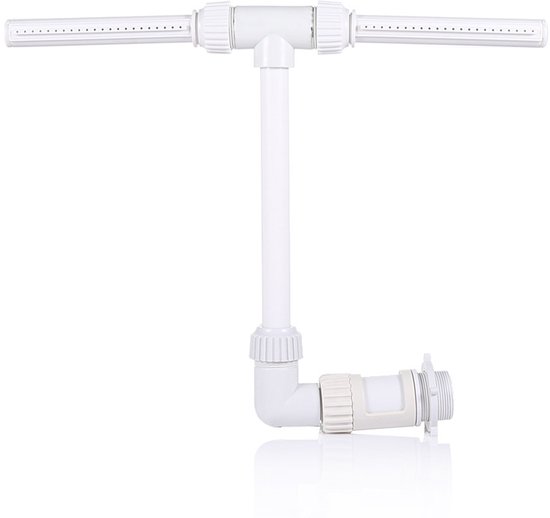 Fontaine à Eau Double Pulvérisation Réglable Pour Piscine Hors-Sol - Cascade Rafraîchissante Avec Adaptateur