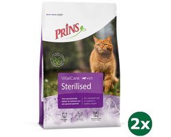 Prins cat vital care adult sterilised kattenvoer 2x 4 kg