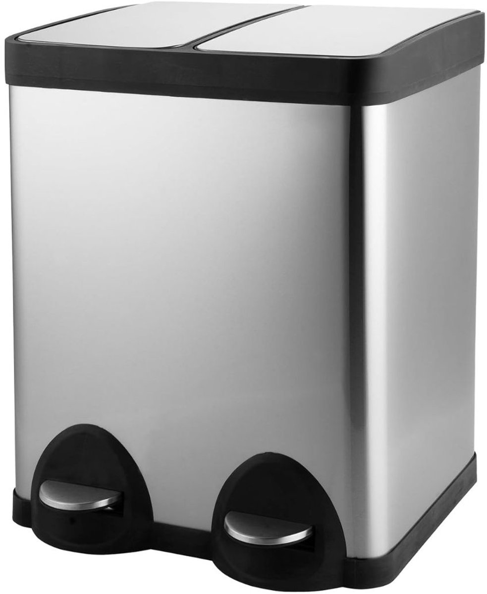 Pedaalemmer 60 Liter - Afvalemmer Afvalscheiding - Vuilnisbak