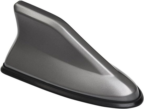Witte Haaienvin Antenne - Zonne-energie Auto Antenne Met LED