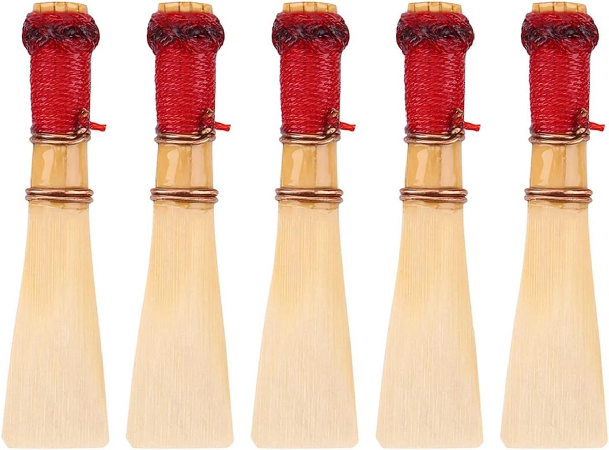 Bamboe Fagot Riet 5 Stuks Medium - Fagot Accessoires voor Muzikanten