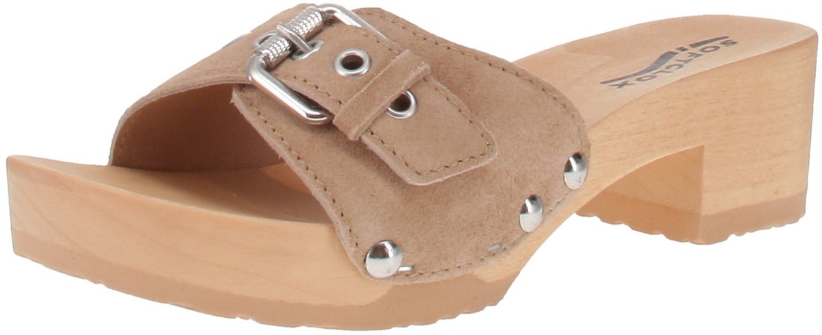 Softclox S3649 Pixie kasjmier - Muiltje voor dames - 04-Taupe