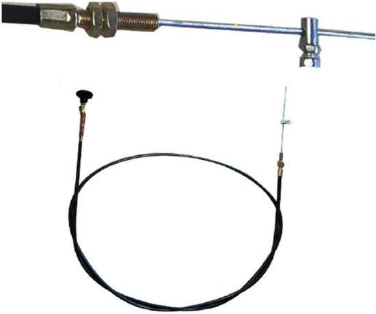 3,5 M Stop-Choke-Kabel Universal – Geflochtenes Stahlseil Mit Zughebel, Für Auto, LKW & Boot