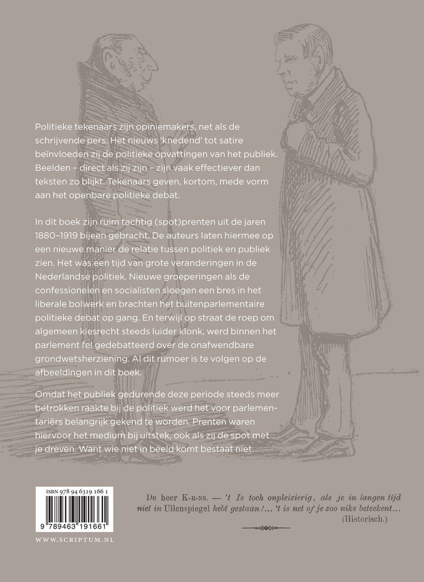 Tussen politiek & publiek - back cover