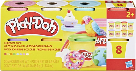 Play-Doh 8-pack - Regenboog