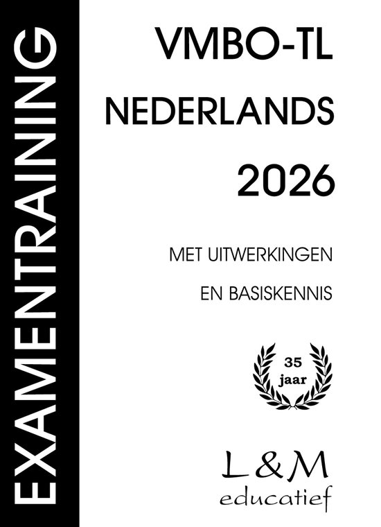 Examentraining vmbo-tl Nederlands 2026 - cover