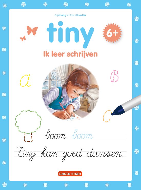 Tiny - Oefenboek met stiftje 1 - Tiny Ik leer schrijven 6+ - cover