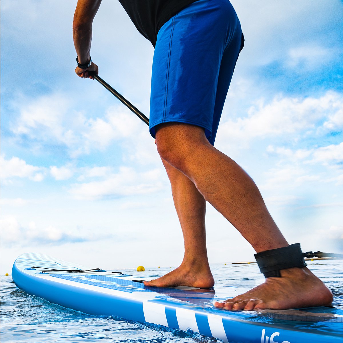 LifeGoods PaddlePro SUP Board Pro - Pro Set - Opblaasbaar Paddle Board - Max. 150KG - 320x81cm - Sky Blue – foto 8