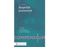 Omslag van Compendium Burgerlijk procesrecht