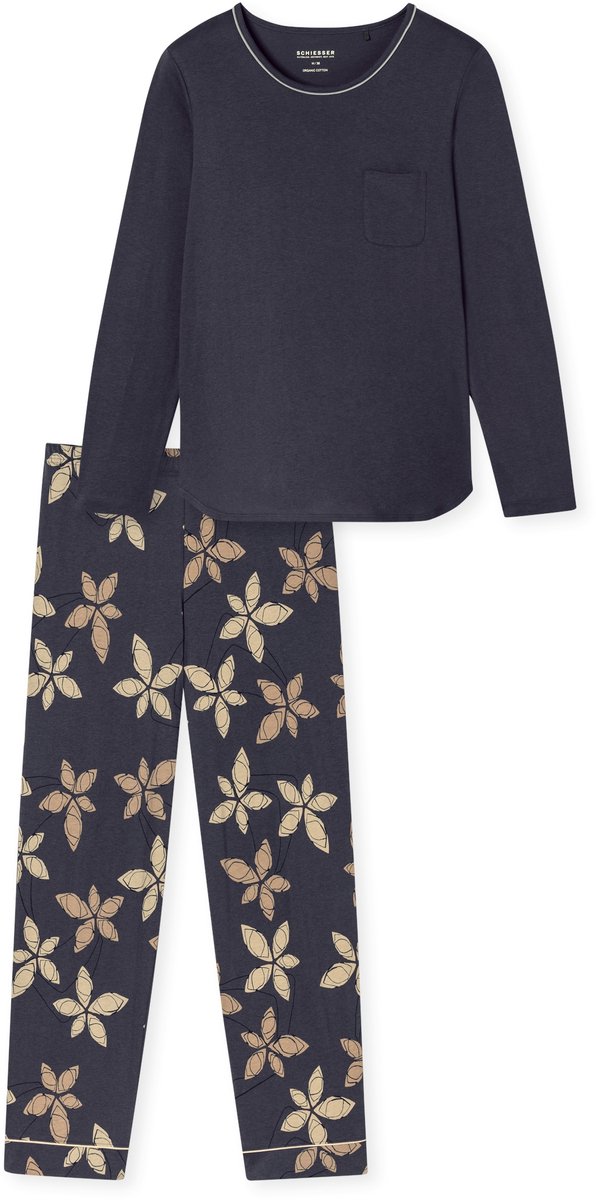 Flanellen pyjama Dames Koreaanse print Casual lange mouw Dikker Basic Chic Ronde hals Los Kawaii Winter Warm Loungewear Nachtkleding kopen vanaf een prijs van 11