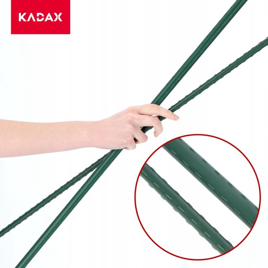 30 x plantenstokken, latwerkhulp, kunststof gecoate stalen buis, roestvrijstalen plantenstokken, 40 cm, met 20 connectoren, 30 multifunctionele clips en 2 plantenbanden, latwerkhulp voor erwten
