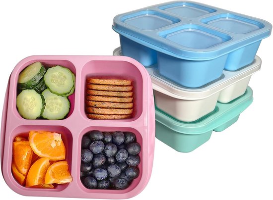 Boîte à goûter Lexium à compartiments - Boîtes à goûter - Boîte à goûter pour Enfants - Boîtes à goûter pour Enfants