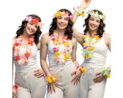 Boland - Set Hawaï Sunshine - Volwassenen - Unisex - - Hawaii - Themafeest - Hula - Carnaval