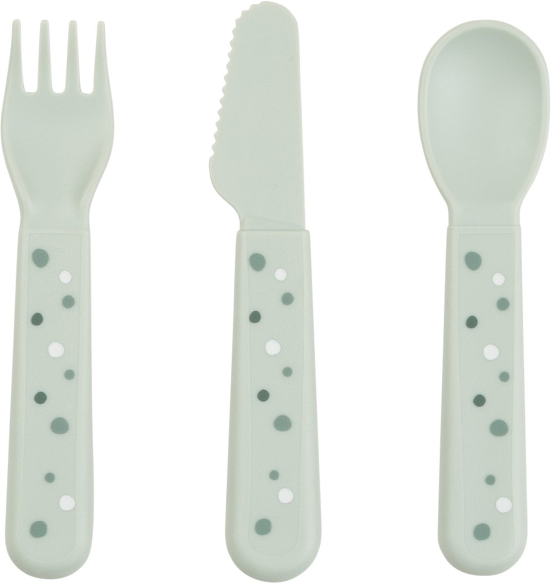 Done By Deer Happy Dots Bestekset - Green