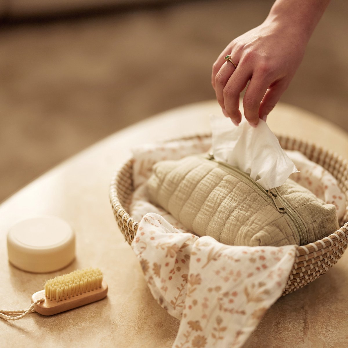 Jollein Hydrofiel Monddoekje – 31x31 cm - Afbeelding 5