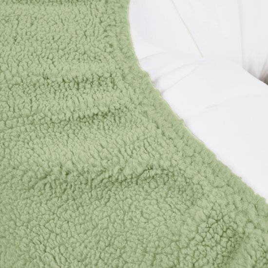 Meyco Baby Teddy relaxhoes voor voedingskussen - olive green van Meyco — afbeelding 4
