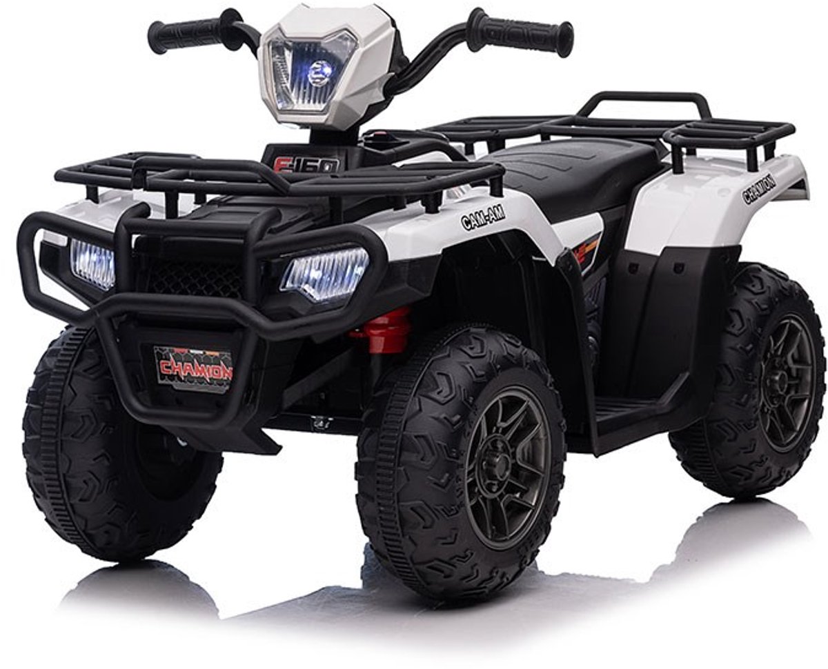 Baby Mix - Accuvoertuig - elektrische quad wit 12V 4,5Ah - kinderauto - speelgoedauto - elektrische auto - quad voor kinderen - accu voertuig