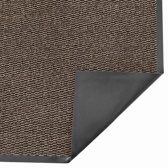 Tapis de sol transparent vidaXL 115 x 400 cm Marron