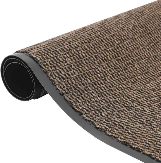 Tapis de sol transparent vidaXL 115 x 400 cm Marron