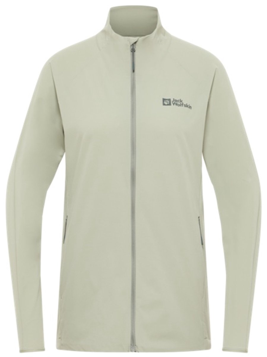 Jack Wolfskin Prelight Stride Jacket Women Softshell Dames Groen