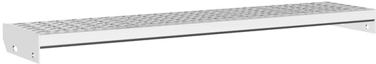 vidaXL Traptrede rooster 80x24x7 cm gegalvaniseerd staal, traptrede rooster, gegalvaniseerde traptrede, anti slip rooster traptrede, rooster traptrede
