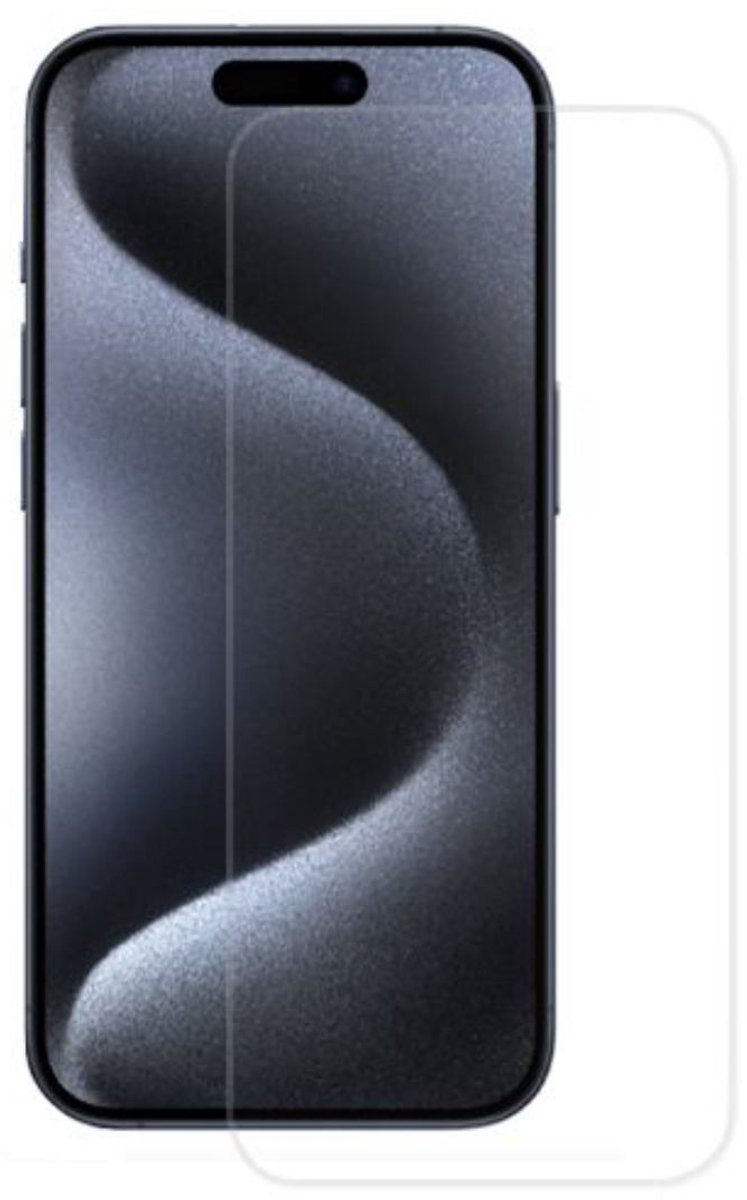 MYWAY, Schermbeschermer Geschikt voor Apple iPhone 15 Pro Max GLASS BASIC, Transparant