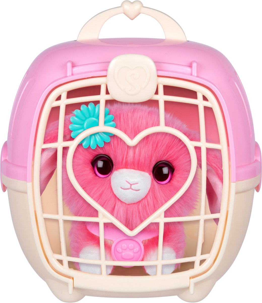 Scruff a Luvs - Roze Mystery Knuffel in Draagmand - Puppy, Kitten of Konijntje — afbeelding 16