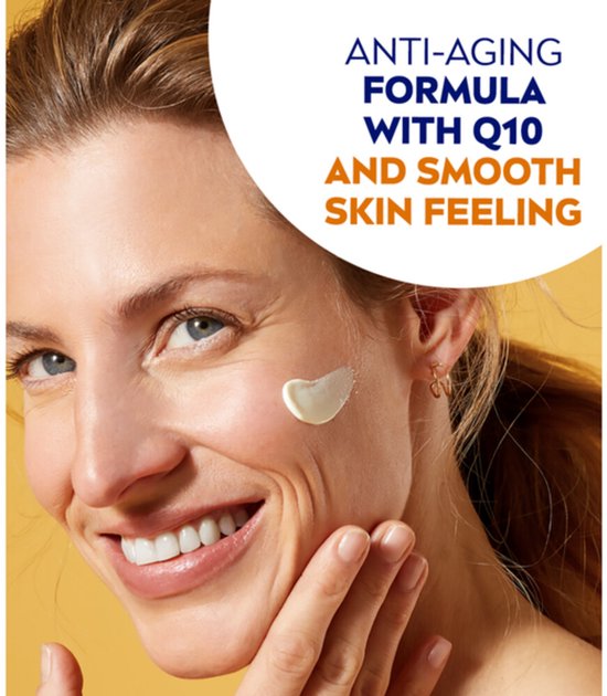 NIVEA SUN UV Anti-Age Q10 Zonnebrand Gezicht - SPF 50 - Zonnebrandcreme - Anti Rimpel Zonnecrème - 50 ml
