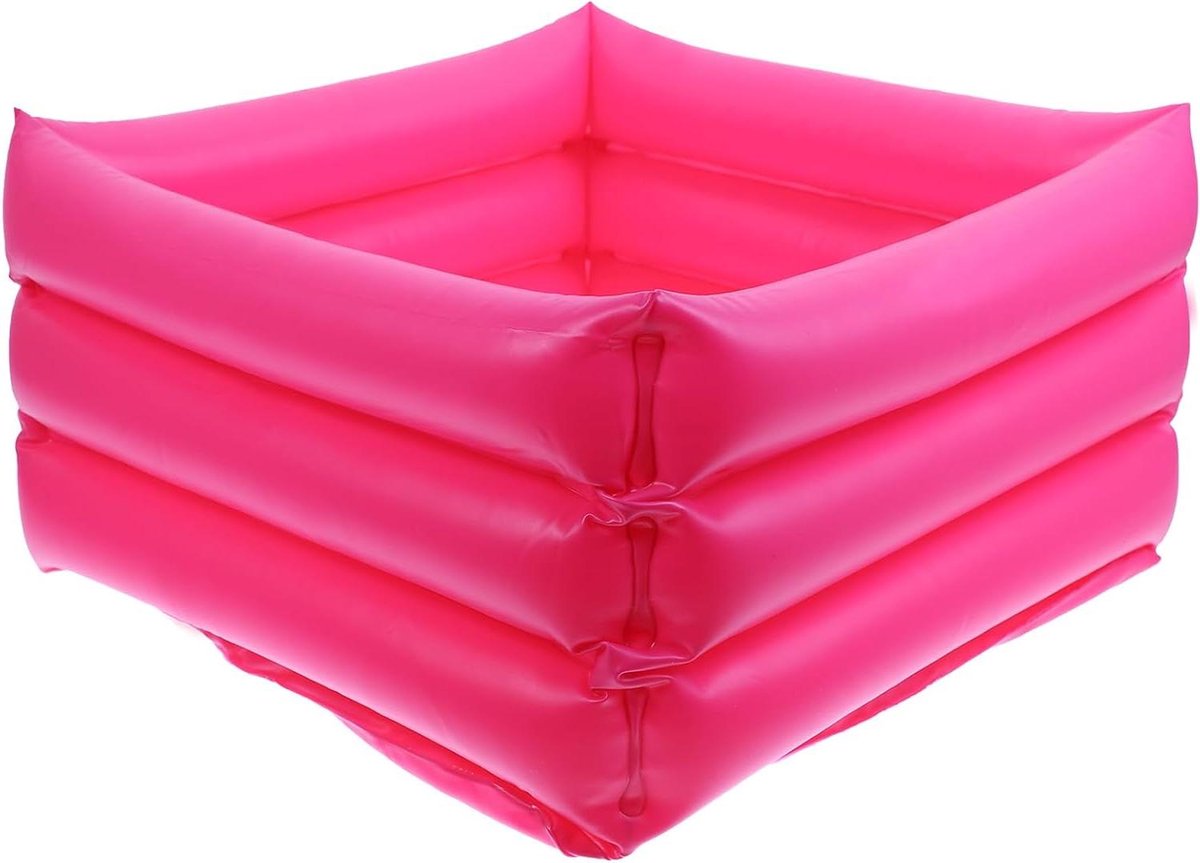 Voetbad Voetbalplaten Draagbare voetwasbak voor schoonmaken en shampoo - Opblaasbare voetwasbak - Reinigingscontainer - PVC opvouwbare emmer/bak