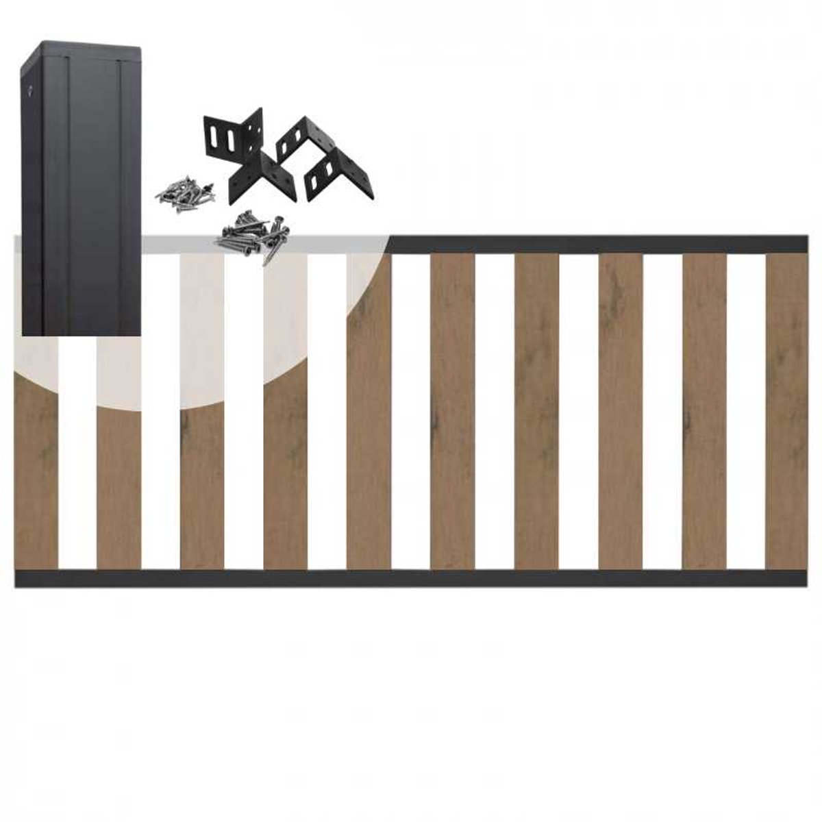 HomingXL Thur - Boxspring - Antraciet - 180 x 200 cm