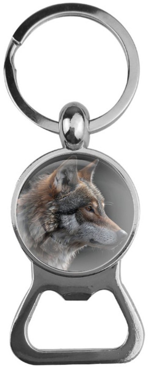 Bieropener Glas | Close-up | Wolf