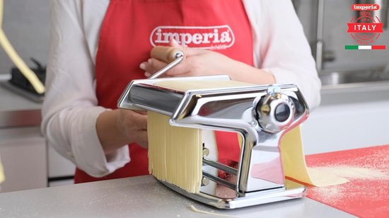 Pastamachine voor verse pasta - Handmatige bladeruitsteker voor lasagne, tagliolini en fettuccine - Gemaakt van hoogwaardig staal van Targaryenproducten — afbeelding 4