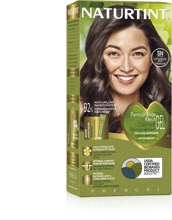5N Licht Kastanjebruin - NATURTINT - 170ml - Vegan