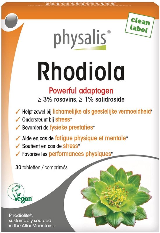Physalis® Rhodiola 30 Tabletten