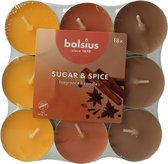 Bol.com Bolsius - Geurtheelicht - 18 stuks per verpakking - Sugar & Spice aanbieding