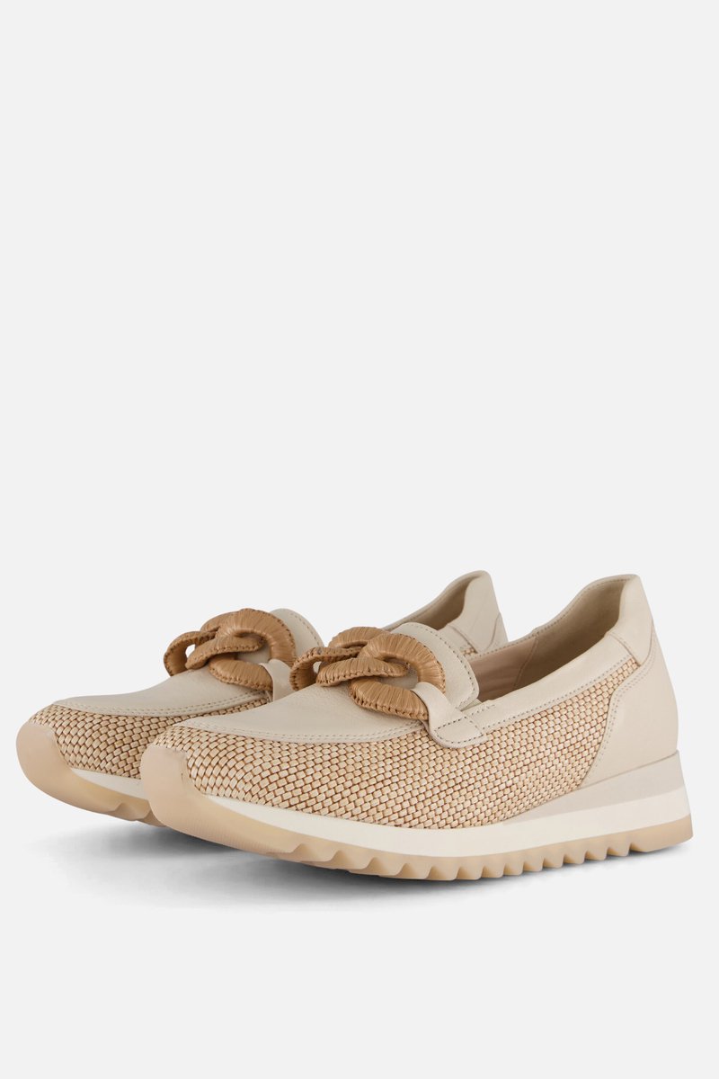 Gabor Instappers beige Leer - Maat 41