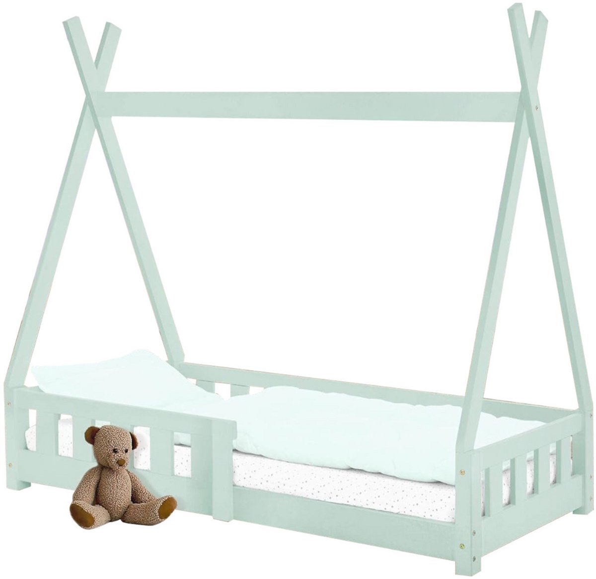 CRLYN® Kinderbed - Peuterbed - Mintgroen