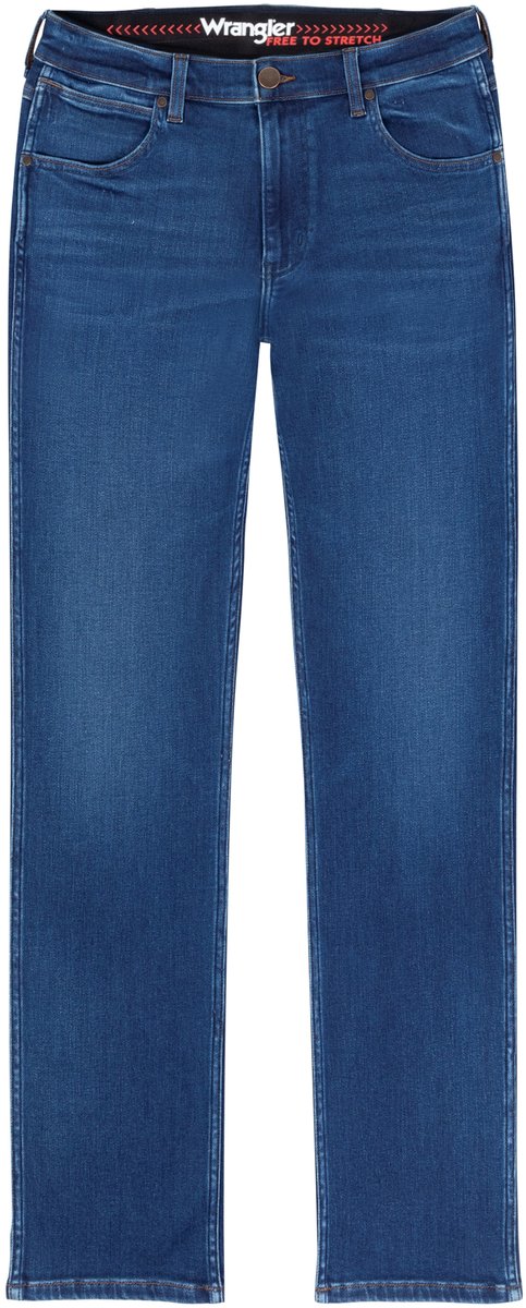Wrangler Heren Jeans Broeken GREENSBORO regular/straight Fit 30W 34L Volwassenen Olympia 112341419