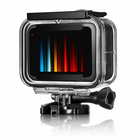 Boîtier étanche MOJOGEAR pour GoPro 13 - Étanche jusqu'à 50 mètres - Spécialement conçu pour la GoPro Hero 13 - Geen perte de qualité - Transparent
