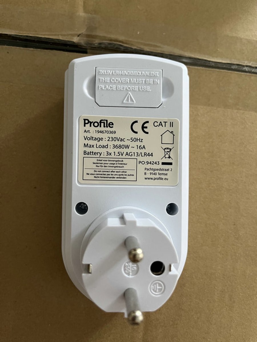 Maxcio Stromverbrauchsmesser mit Dual Rate, Stromzähler für Steckdose Max 3680W