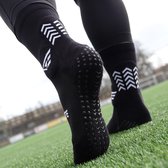 Chaussettes GripElite® 1.0 Zwart - Tailles 43-46 - Chaussettes de Sport - Adhérence intérieure et extérieure - Amorti Extra - Matière Coolmax - Compression