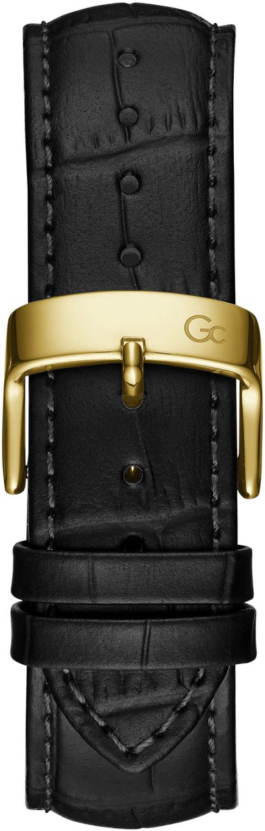 Gc Gc Executive Quartz Date Goudkleurig Case: 100% Stainless Steel | Armband: 100% Leather 42 Y27010G2MF