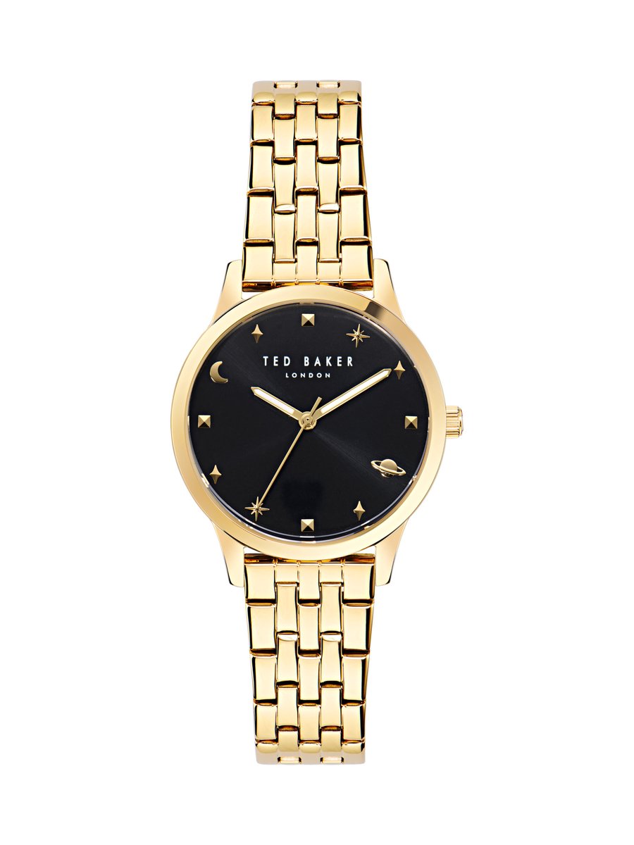 Ted Baker Fitzrovia Fashion Kwarts Analoog Horloge Gouden Toon Case: 100% Roestvrij Staal | Armband: 100% Roestvrij Staal 34 mm BKPFZS404W0, BKPFZS405W0