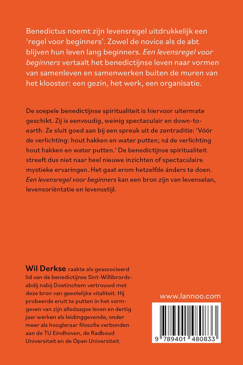 Een levensregel voor beginners - back cover