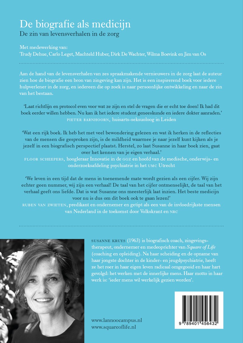 De biografie als medicijn - back cover